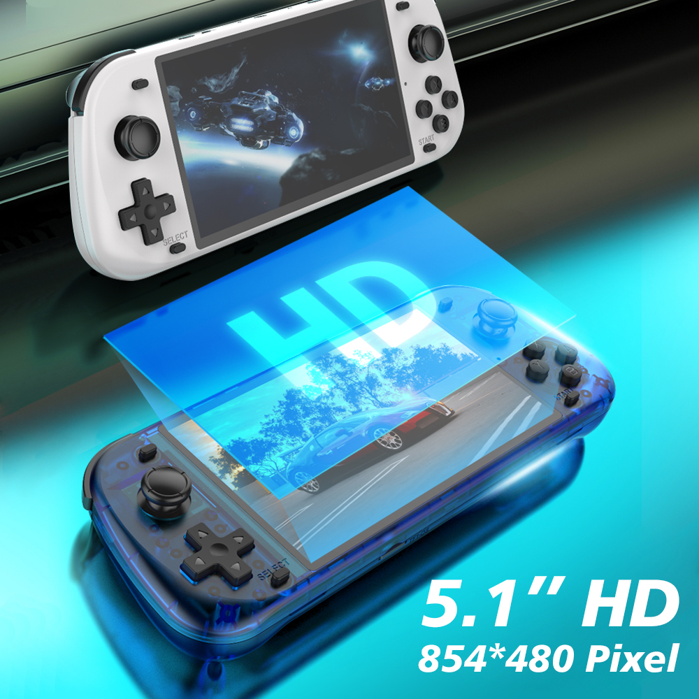5.1インチ新型R50Sレトロ携帯型ビデオゲーム機 128G - Gaming Console Youtube のレビューと価格