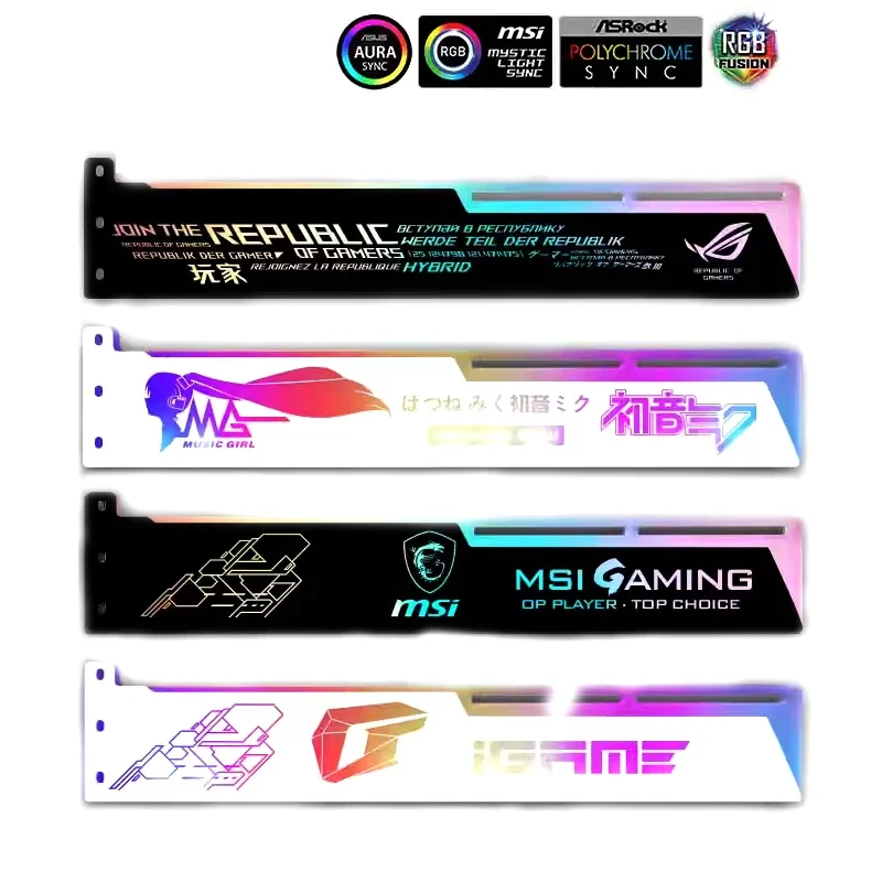 4090 VGA ホルダー 5V ARGB AURA SYN - Gaming Card Holder のレビューと価格