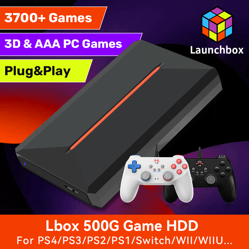 Launchbox 500G ゲームハードドライブエミュレー - Gaming Console Cube のレビューと価格