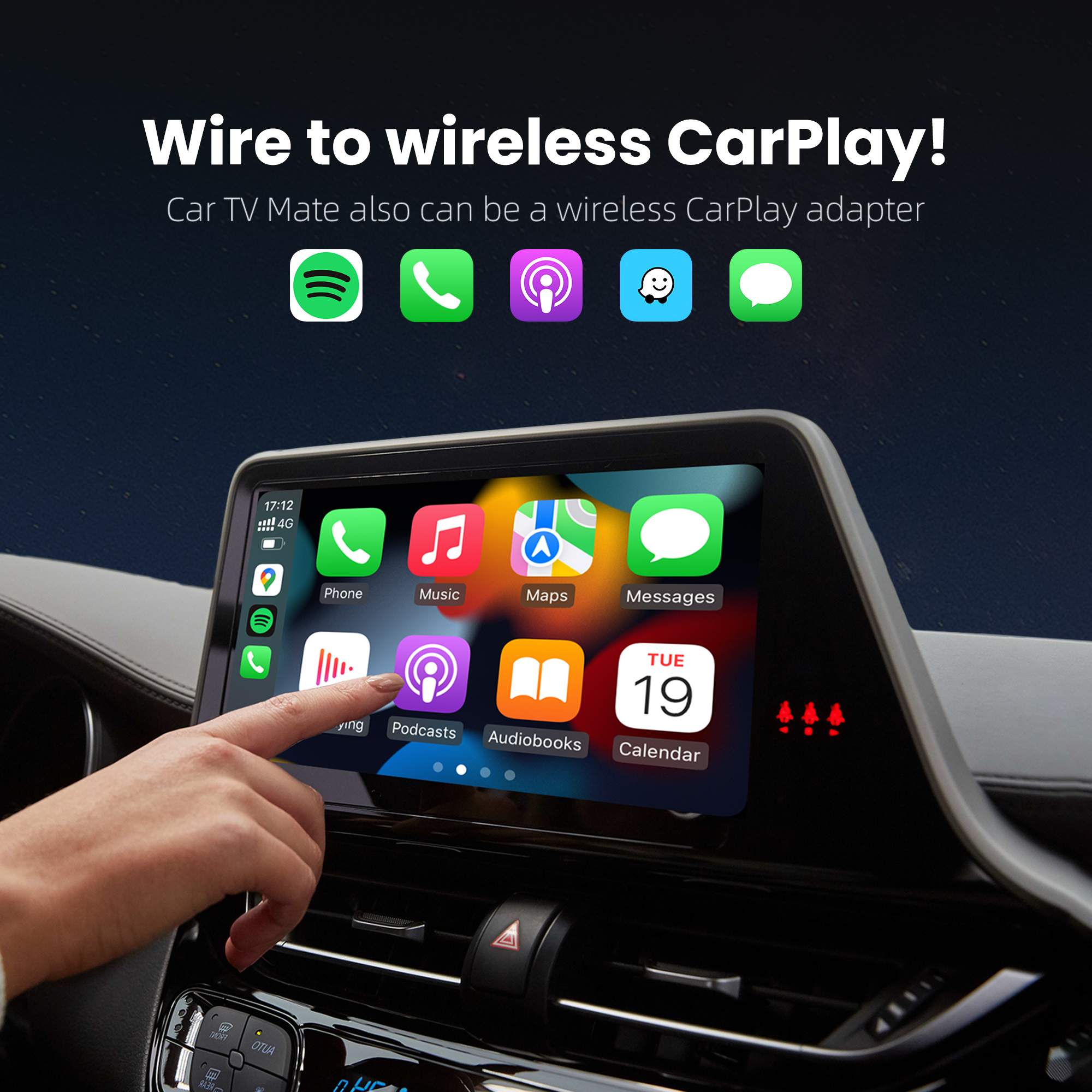 ワイヤレス CarPlay アダプター OTTOCAST カ - Gaming Console With のレビューと価格