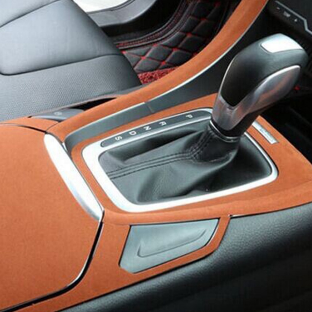 黒ベルベットビニール車のラップフィルムスエードラッピングステ - Console Skin Wrap のレビューと価格