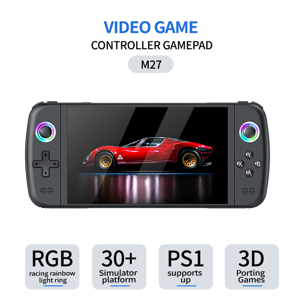 7.0インチ大画面M27ポータブルポケットレトロハンドヘルド - Gaming Console Youtube のレビューと価格